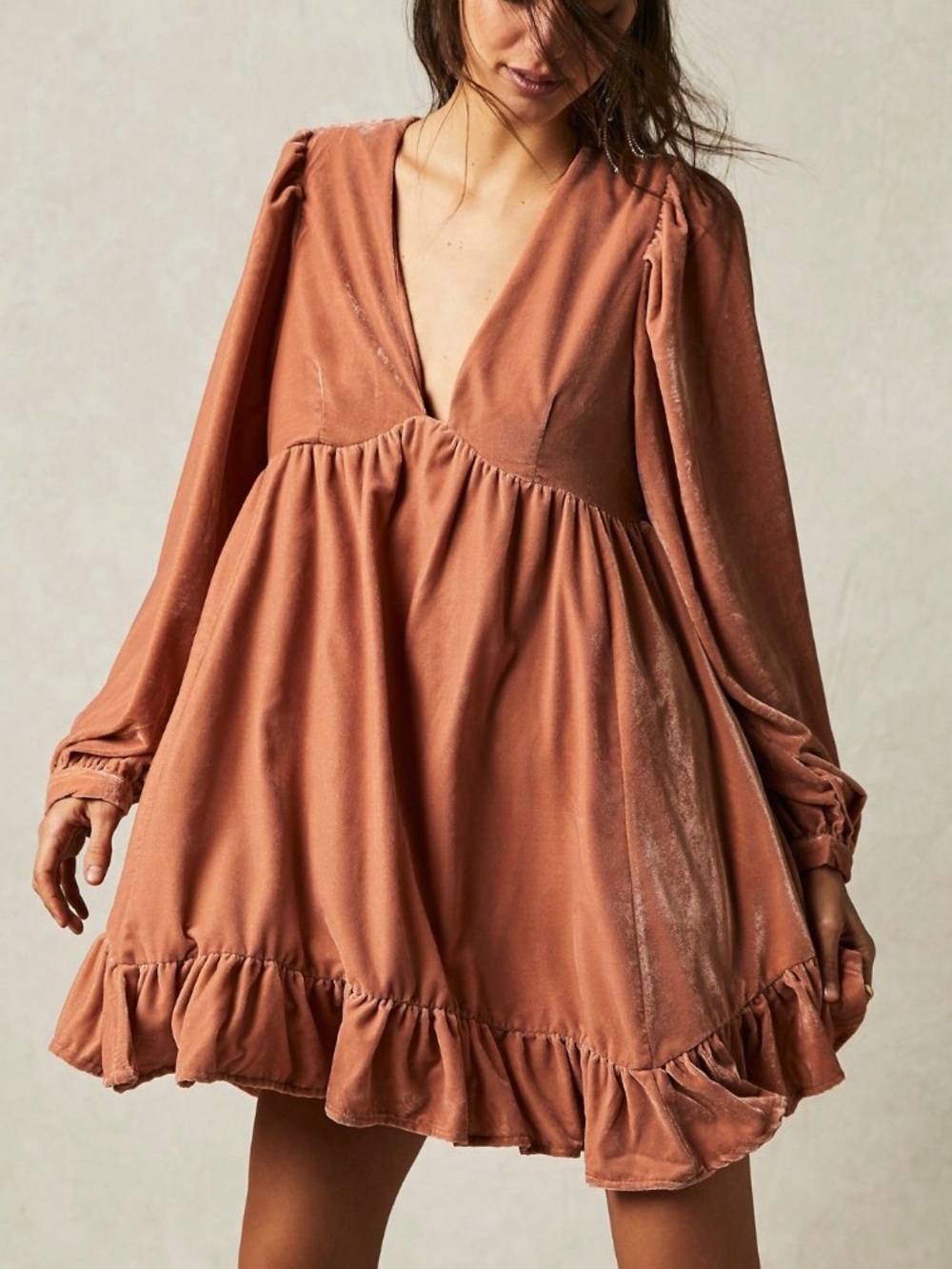Free People Velour Dress